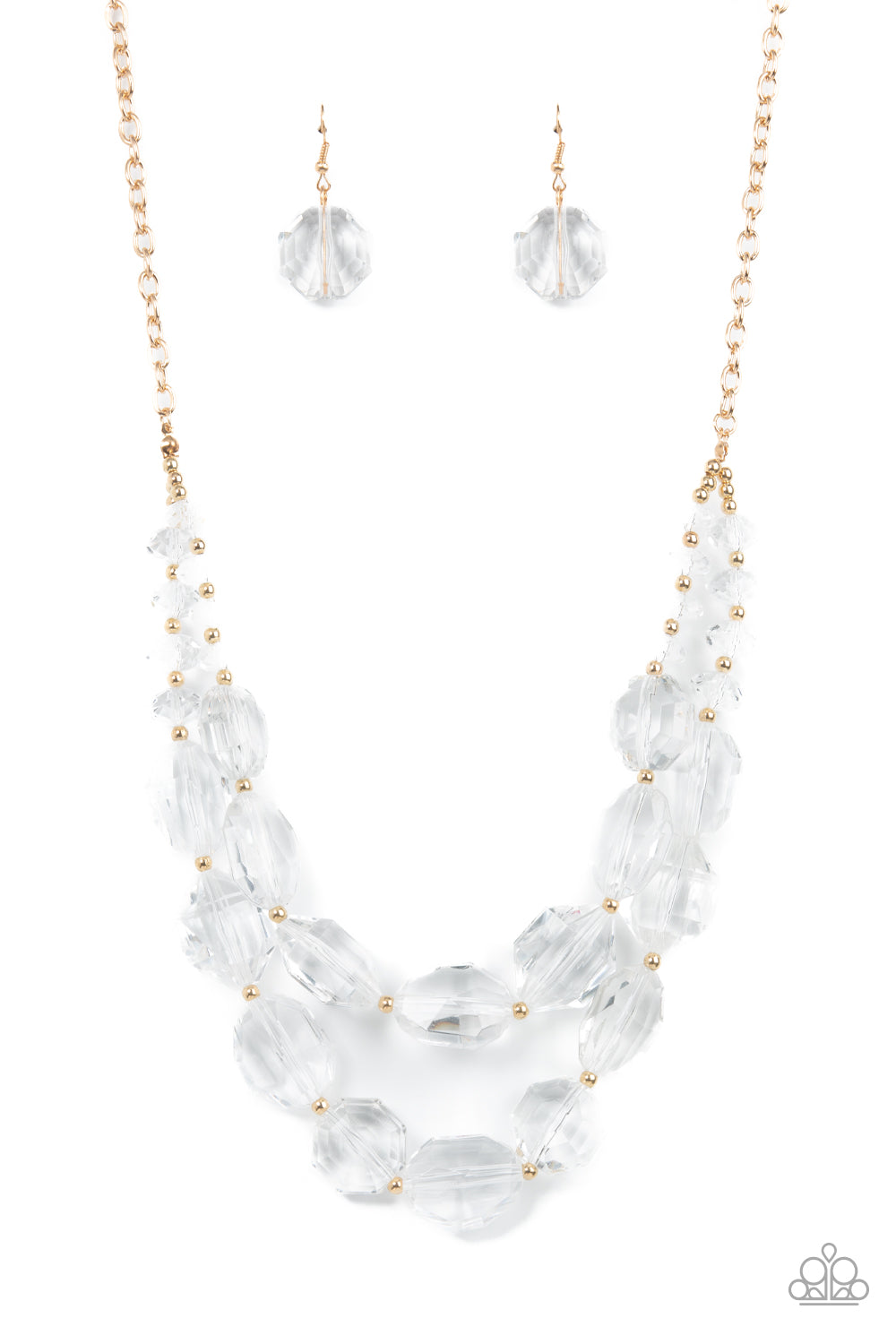 Paparazzi Accessories - Icy Illumination - Gold necklace