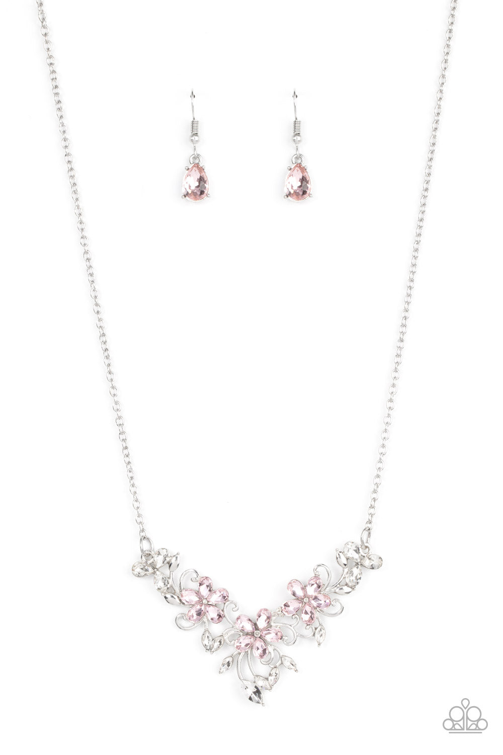 Paparazzi Accessories - Floral Fashion Show - Pink necklace