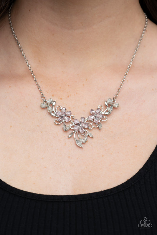 Paparazzi Accessories - Floral Fashion Show - Pink necklace