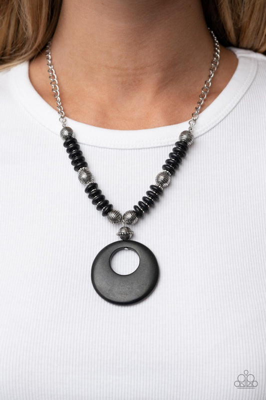 Paparazzi Accessories - Oasis Goddess - Black necklace