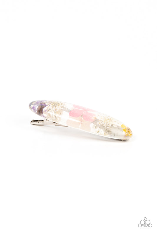 Paparazzi Accessories - Floral Flurry - Multi hair clip