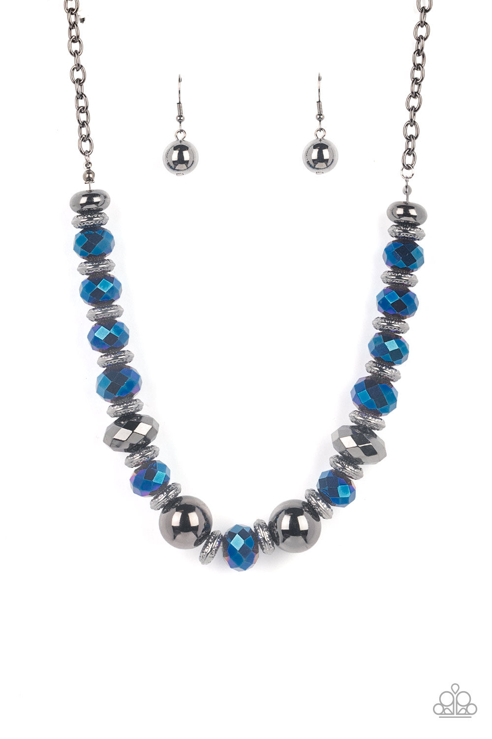 Paparazzi Accessories - Interstellar Influencer - Blue necklace