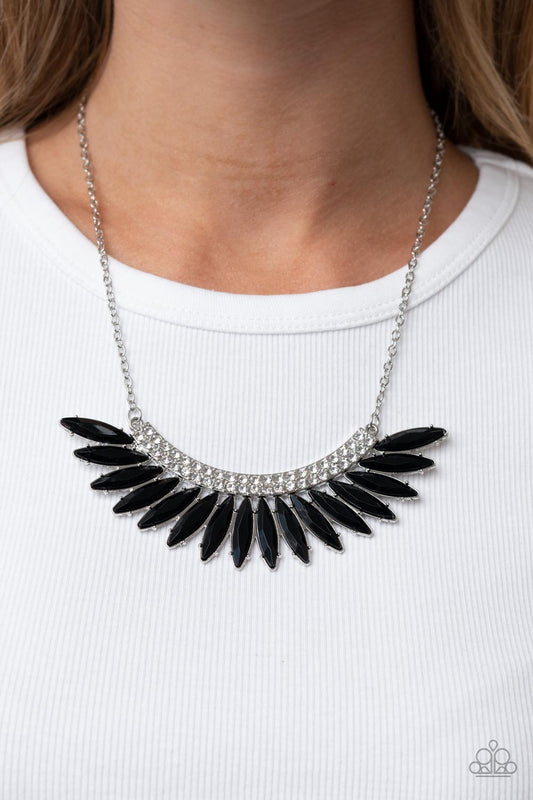 Paparazzi Accessories - Flauntable Flamboyance - Black necklace
