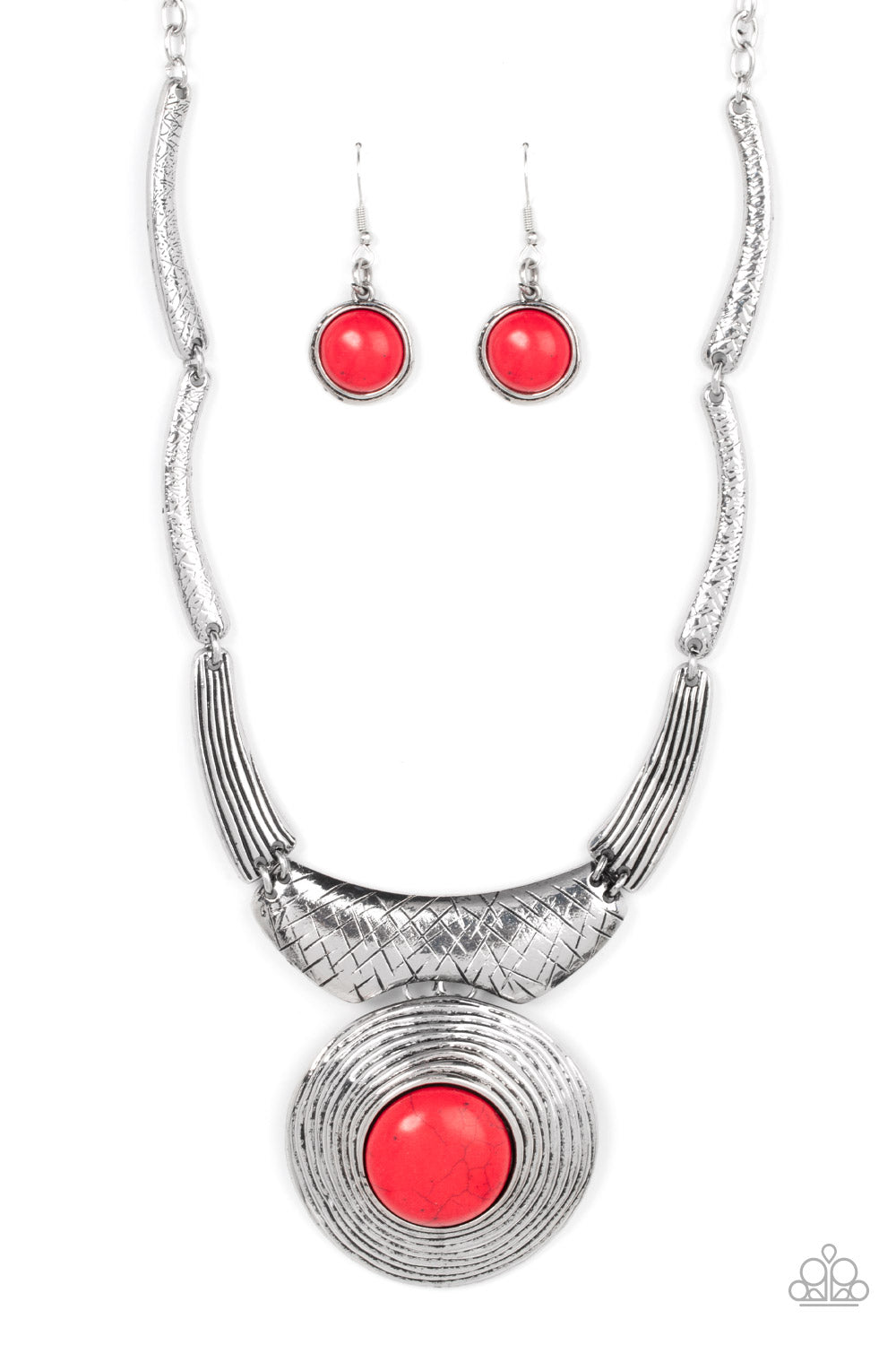 Paparazzi Accessories - EMPRESS-ive Resume - Red necklace
