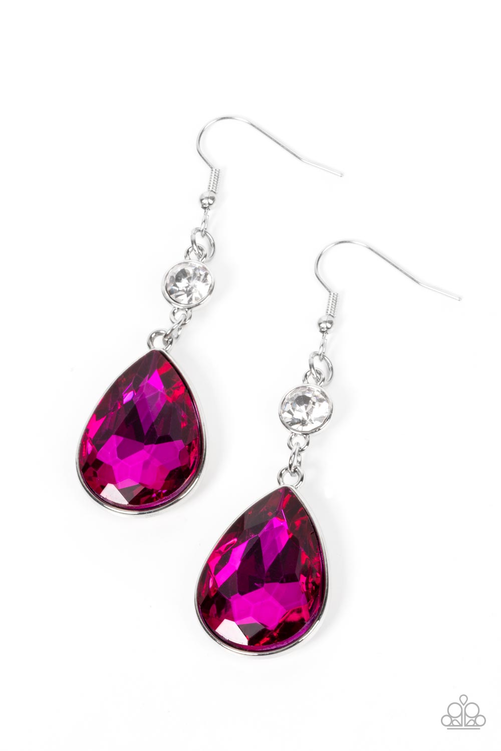 Paparazzi Accessories - Smile for the Camera - Pink earrings