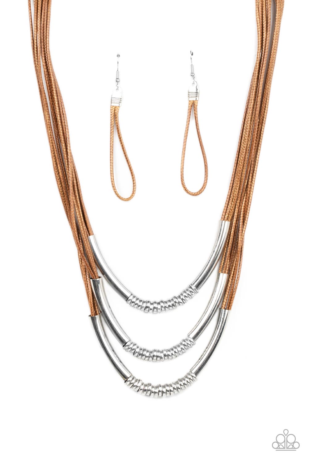 Paparazzi Accessories - Mechanical Mania - Brown necklace