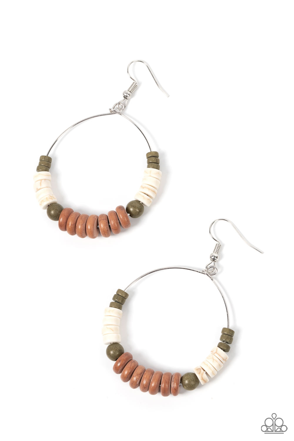 Paparazzi Accessories - Earthy Esteem - Brown earrring