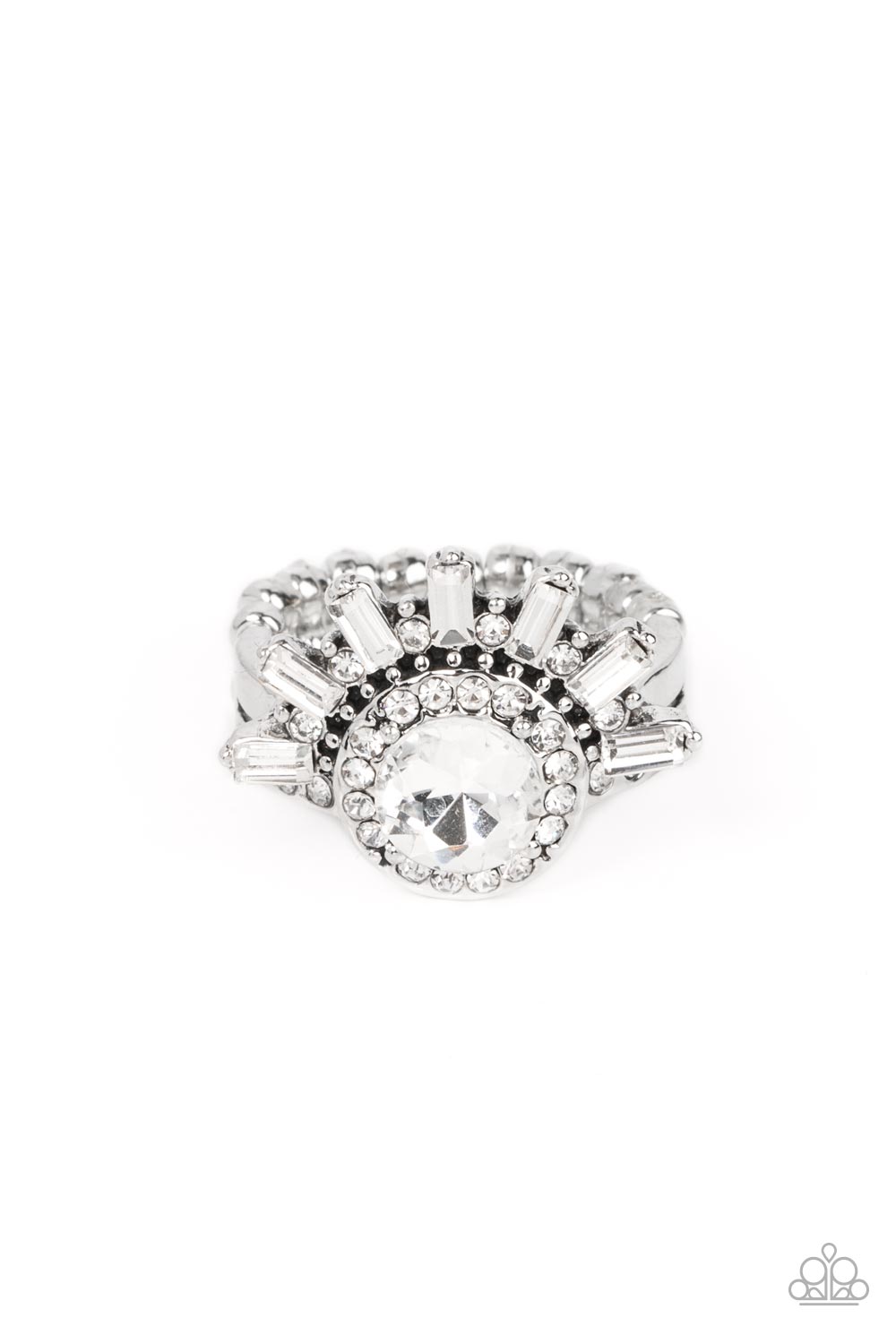 Paparazzi Accessories - Ravishing Radiance - White ring