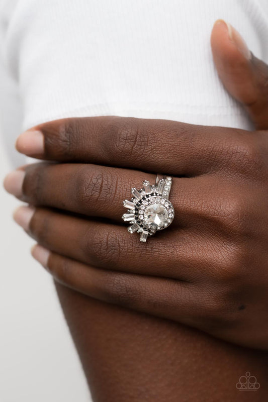Paparazzi Accessories - Ravishing Radiance - White ring