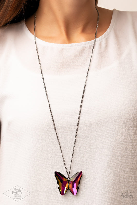 Paparazzi Accessories - The Social Butterfly Effect - Multi necklace