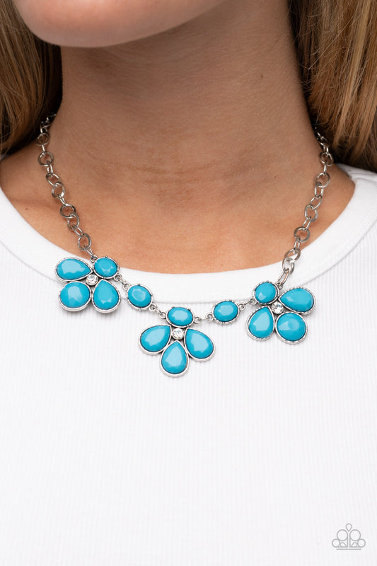 Paparazzi accessories -SELFIE-Worth - Blue necklace