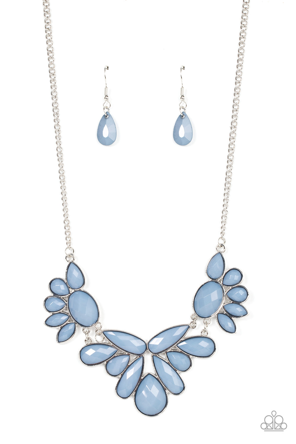 Paparazzi Accessories - A Passing FAN-cy - Blue necklace