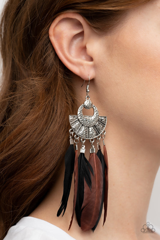 Paparazzi Accessories - Plume Paradise - Multi earrings
