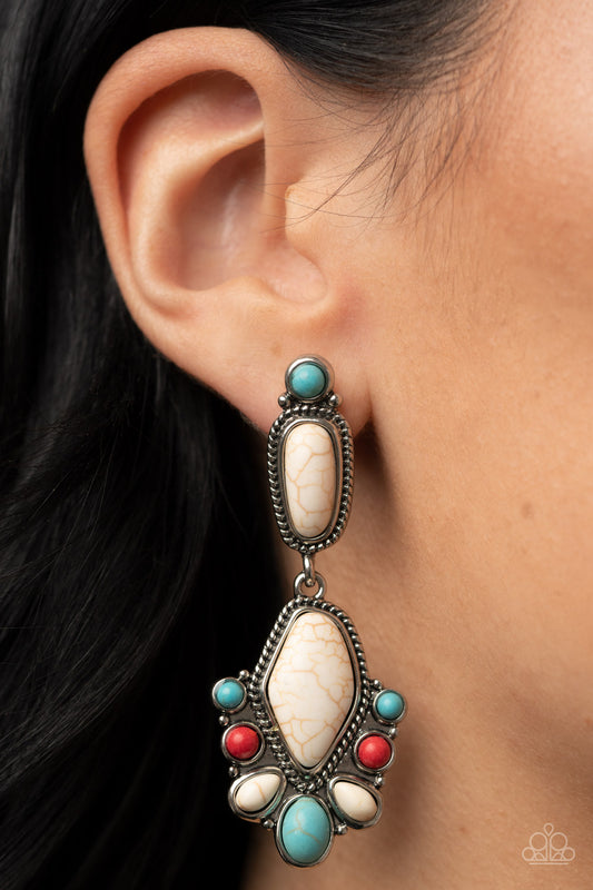 Paparazzi Accessories - Terrestrial Talisman - Multi earrings