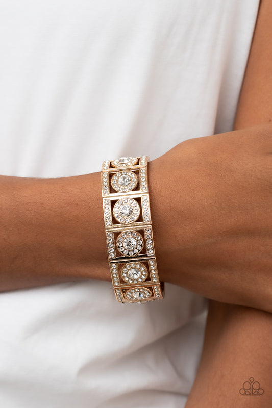 Paparazzi Accessories - Ultra Upscale - Gold bracelet