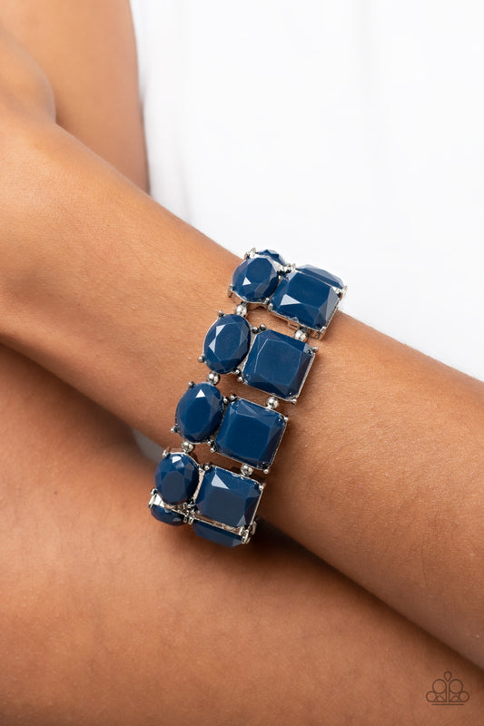 Paparazzi Accessories - Dont Forget Your Toga - Blue bracelet