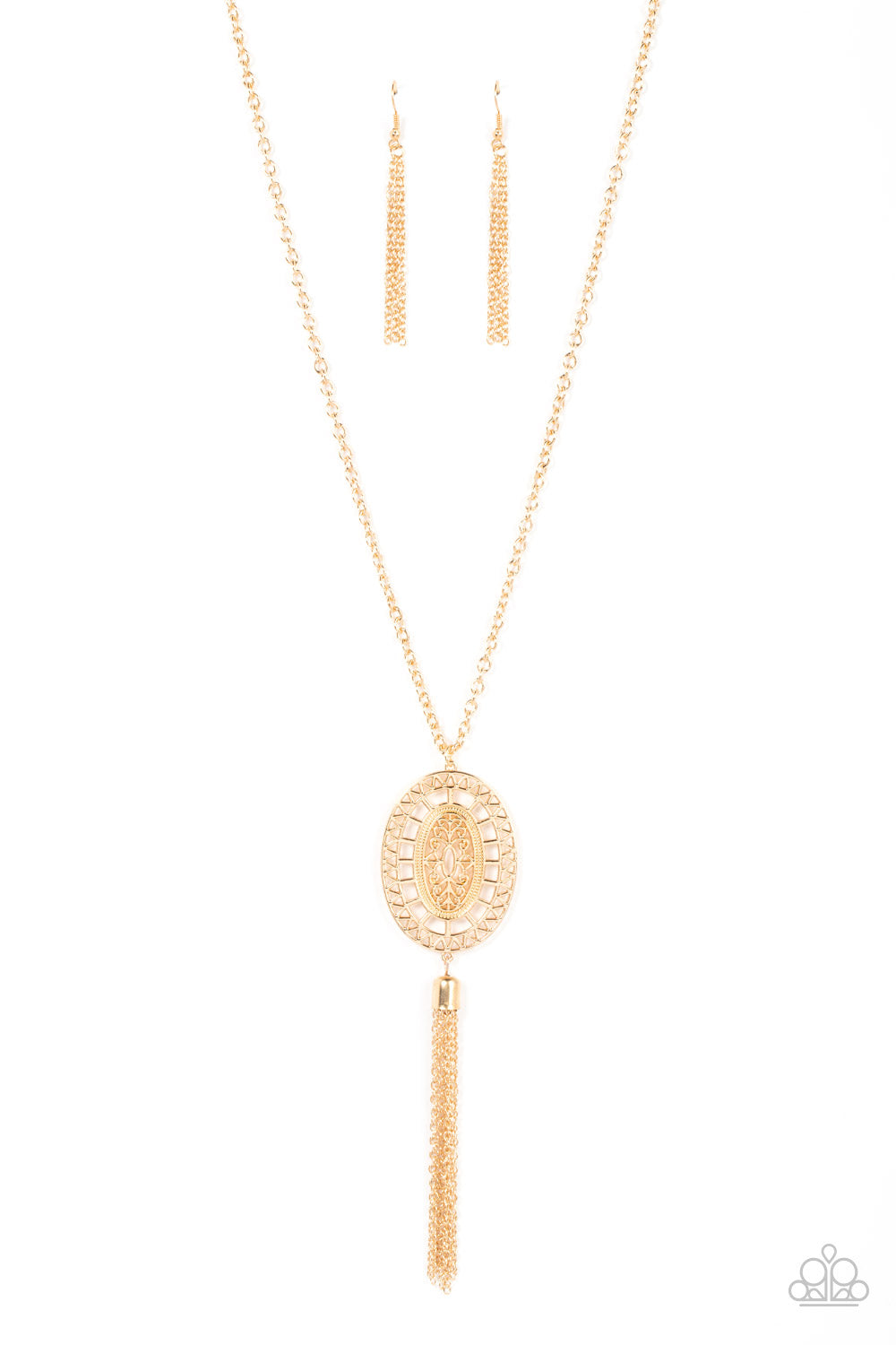 Paparazzi Accessories - Whimsically Wistful - Gold necklace