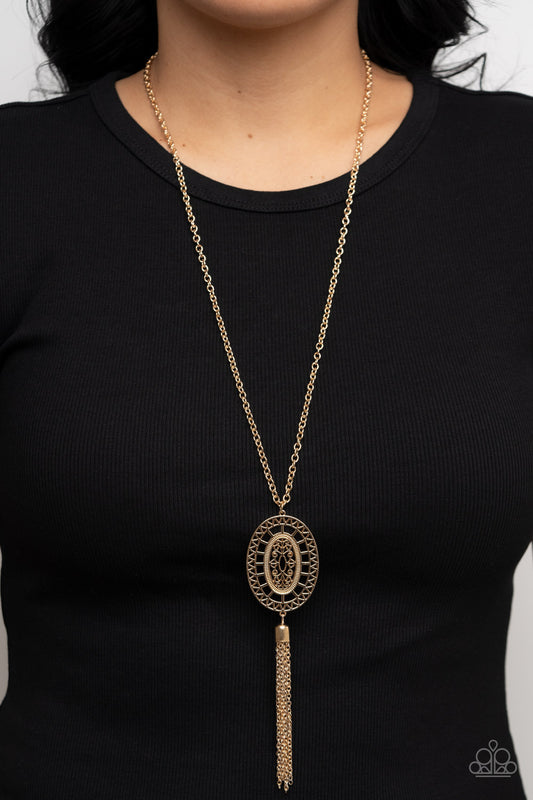 Paparazzi Accessories - Whimsically Wistful - Gold necklace