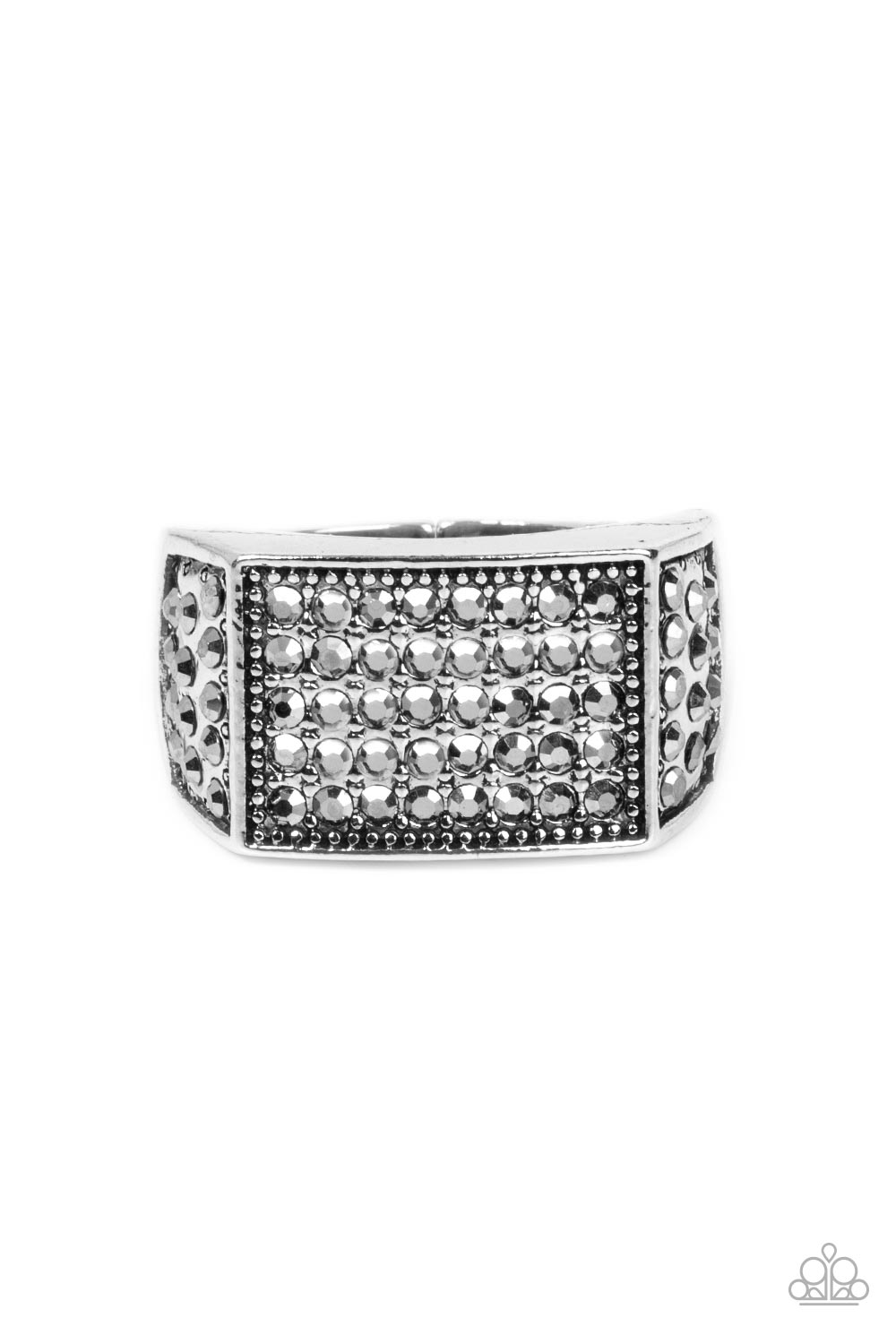 Paparazzi Accessories -Metro Merger - Silver ring