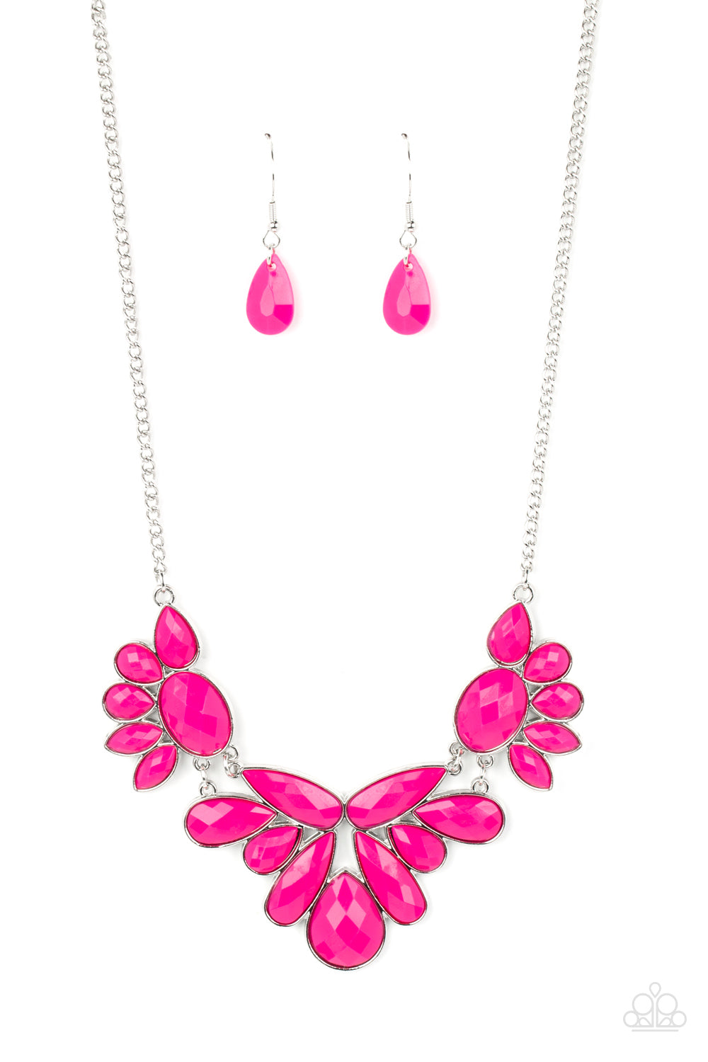 Paparazzi Accessories - A Passing FAN-cy - Pink necklace