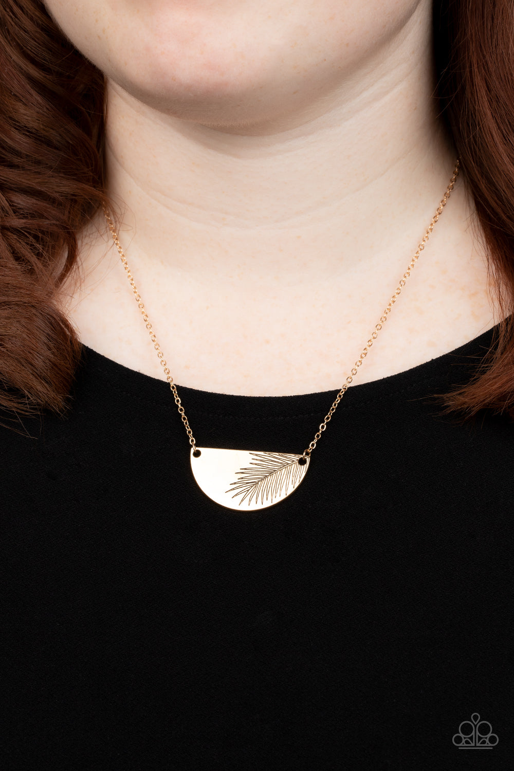 Paparazzi Accessories - Cool, PALM, and Collected - Gold necklace