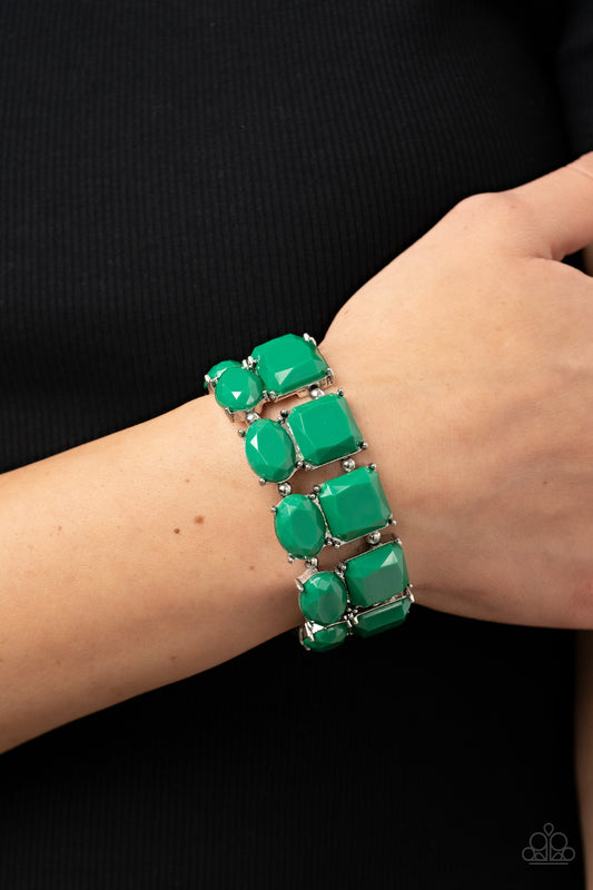 Paparazzi Accessories - Dont Forget Your Toga - Green bracelet