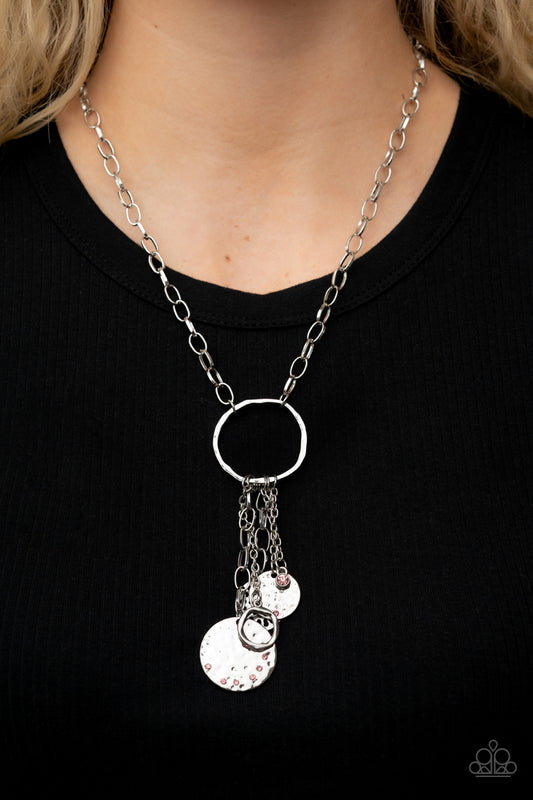 Paparazzi Accessories - Trinket Twinkle - Pink necklace