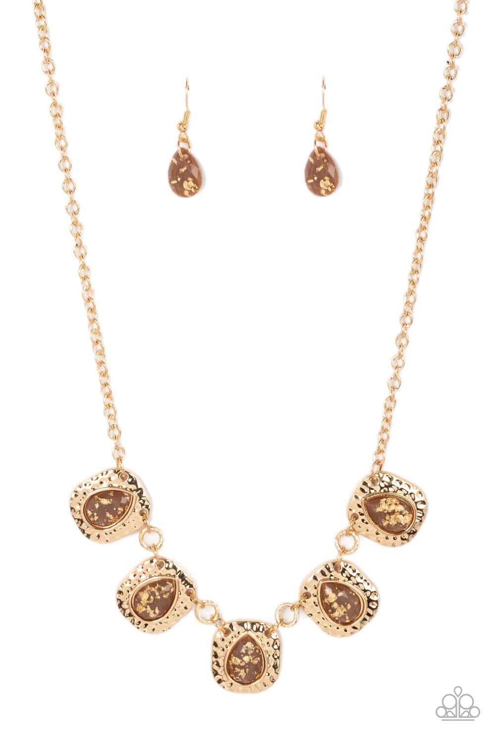 Paparazzi Accessories - Mayan Masterpiece - Brown necklace