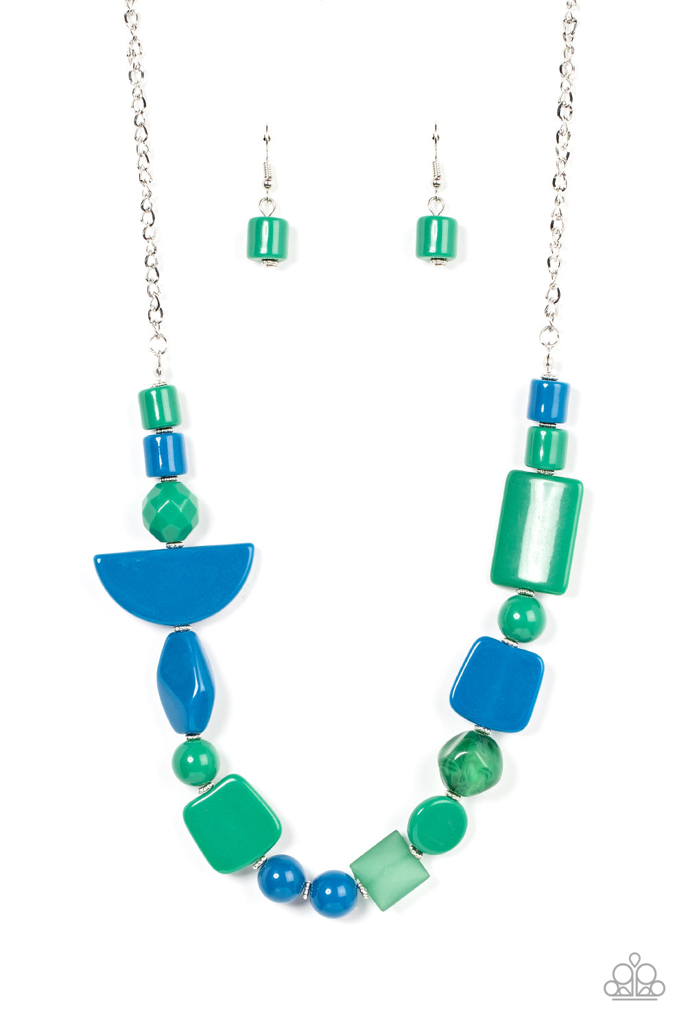 Paparazzi Accessories - Tranquil Trendsetter - Green necklace