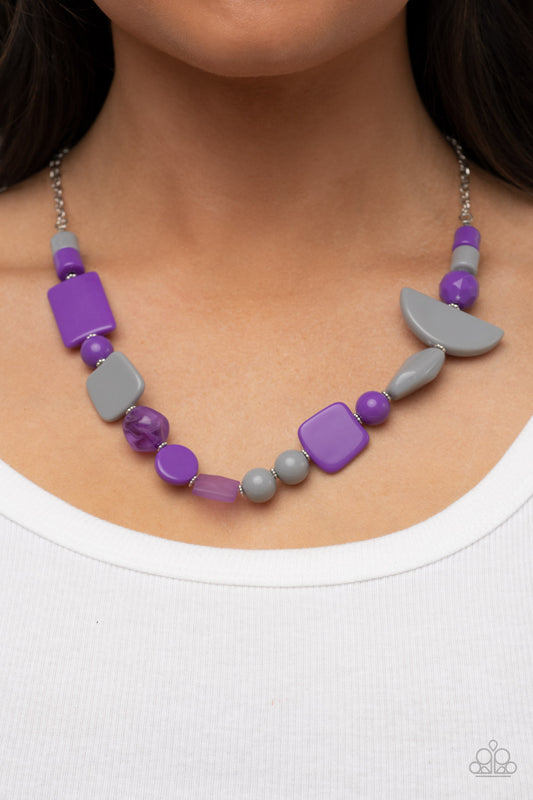 Paparazzi Accessories - Tranquil Trendsetter - Purple necklace