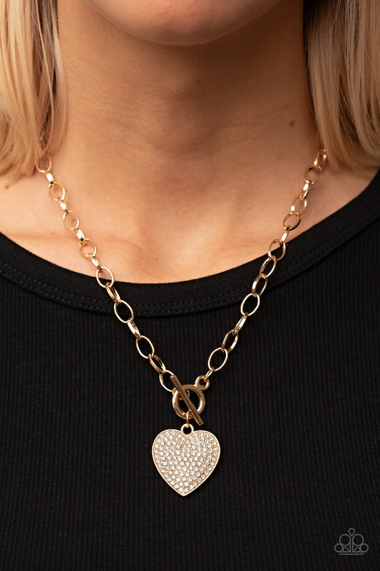 Paparazzi Accessories - If You LUST - Gold necklace