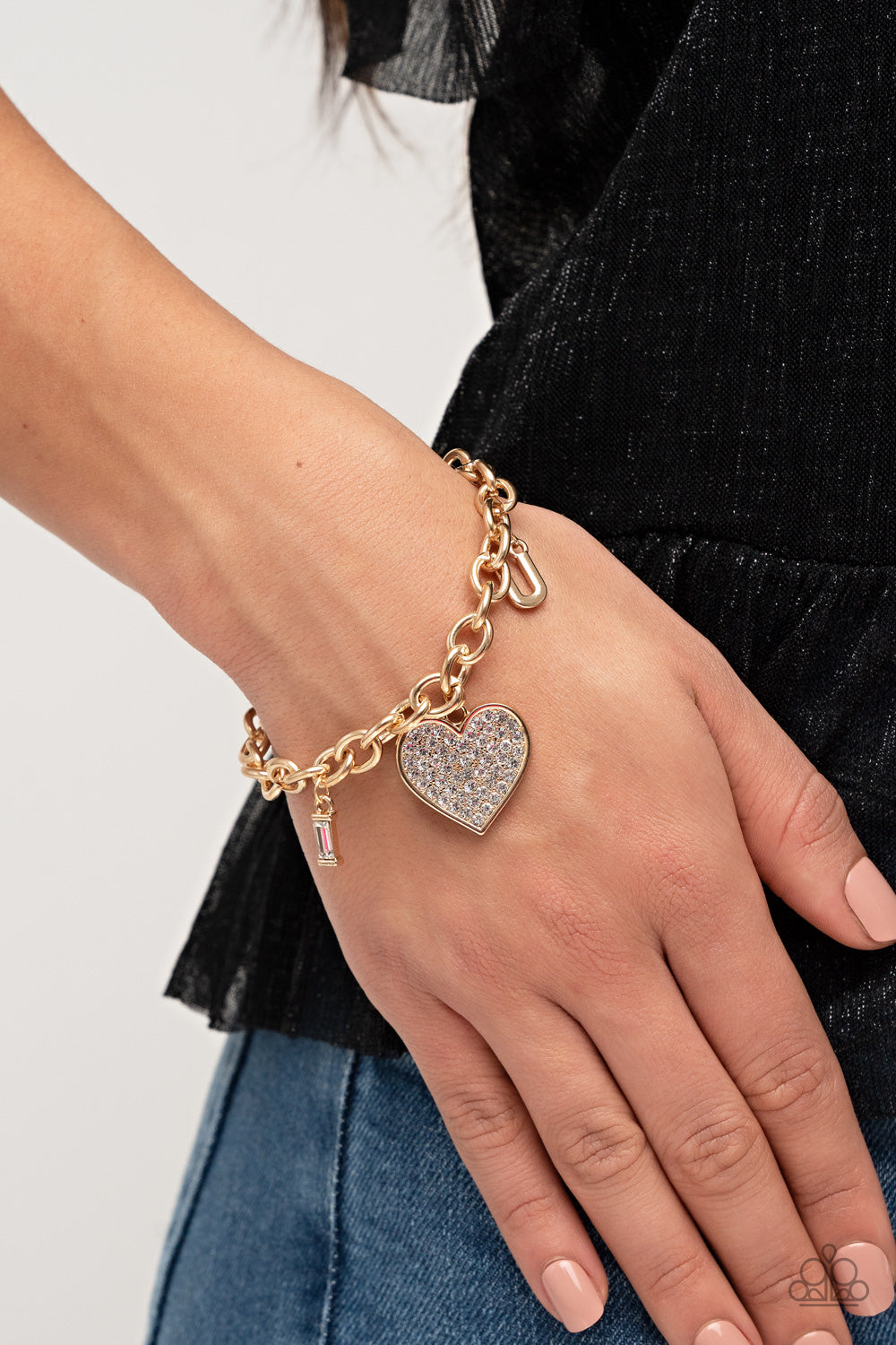 Paparazzi Accessories - Declaration of Love - Gold bracelet