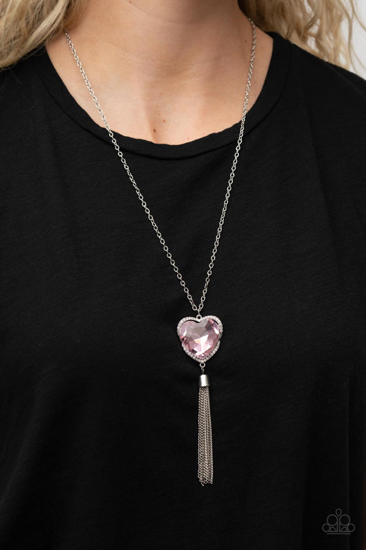 Paparazzi Accessories - Finding My Forever - Pink necklace