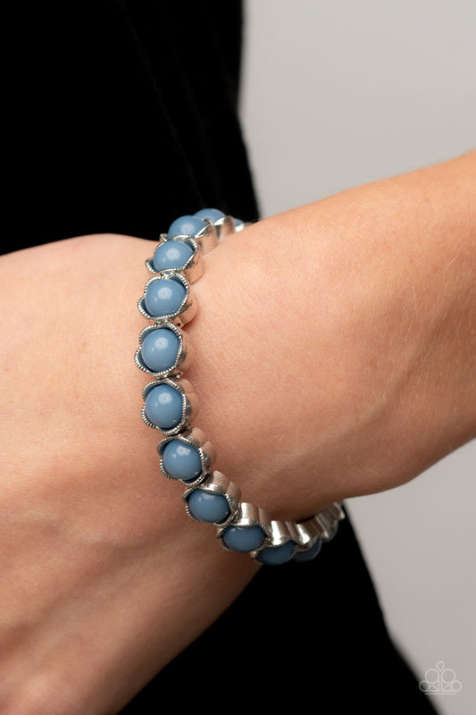 Paparazzi Accessories - Lets be Buds - Blue bracelet