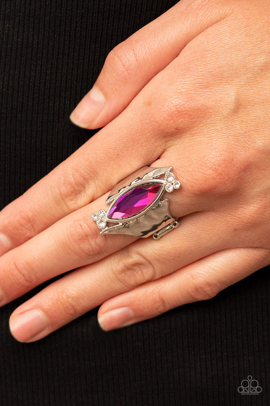 Paparazzi Accessories - Planetary Paradise - Pink ring