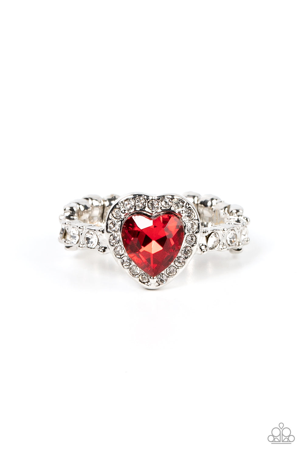Paparazzi Accessories - Romantic Reputation - Red rings