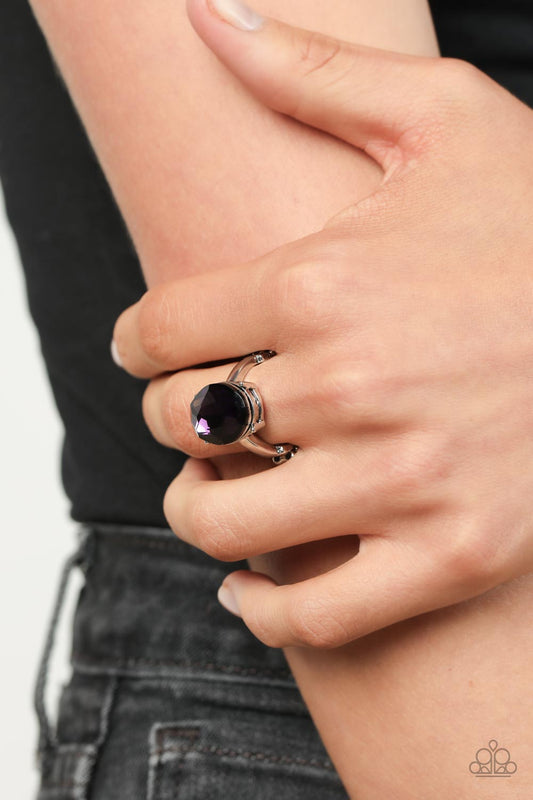 Paparazzi Accessories - Updated Dazzle - Purple ring