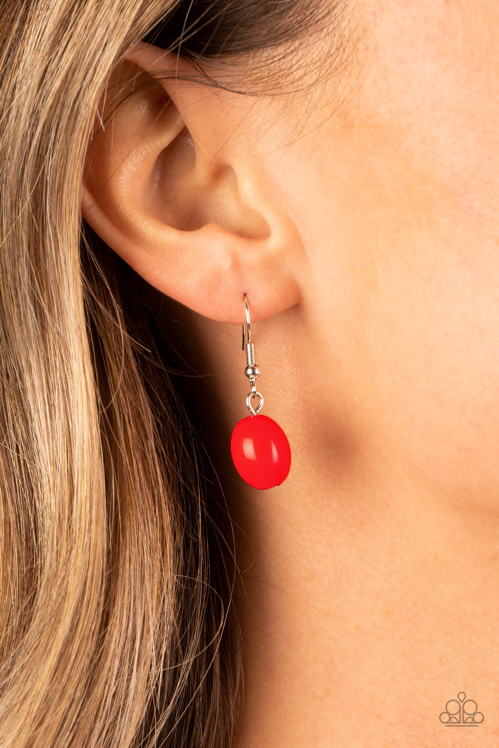 Paparazzi Accessories - Coastal Cruise - Red necklace