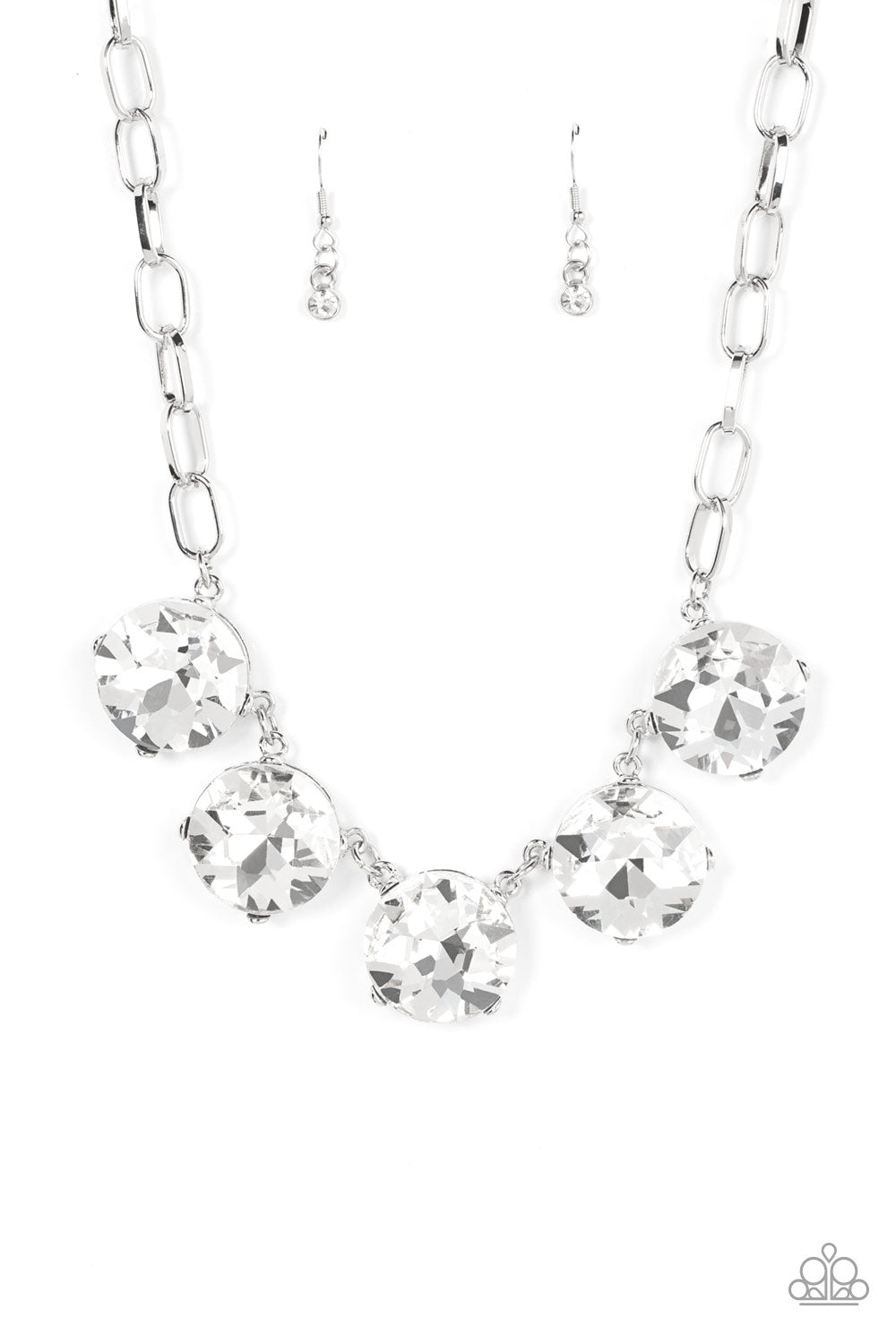 Paparazzi Accessories - Limelight Luxury - White necklace