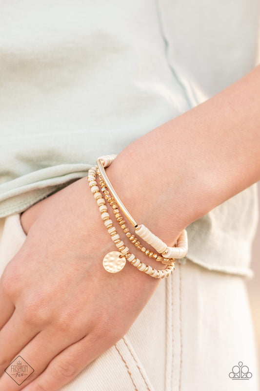 Paparazzi Accessories - Terraform Trendsetter - Gold bracelet