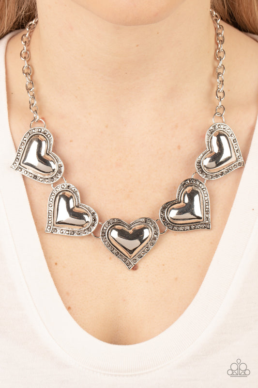 Paparazzi Accessories - Kindred Hearts - Silver necklace