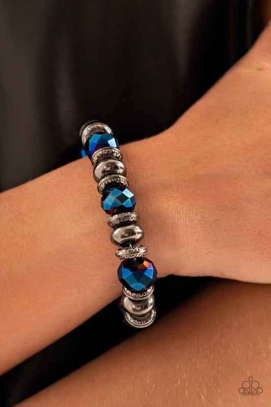 Paparazzi Accessories - Power Pose - Blue bracelet