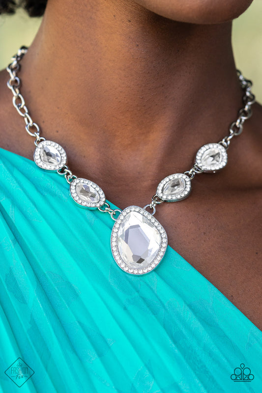 Paparazzi Accessories - The Upper Echelon - White necklace