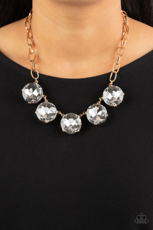 Paparazzi Accessories - Limelight Luxury - Gold necklace