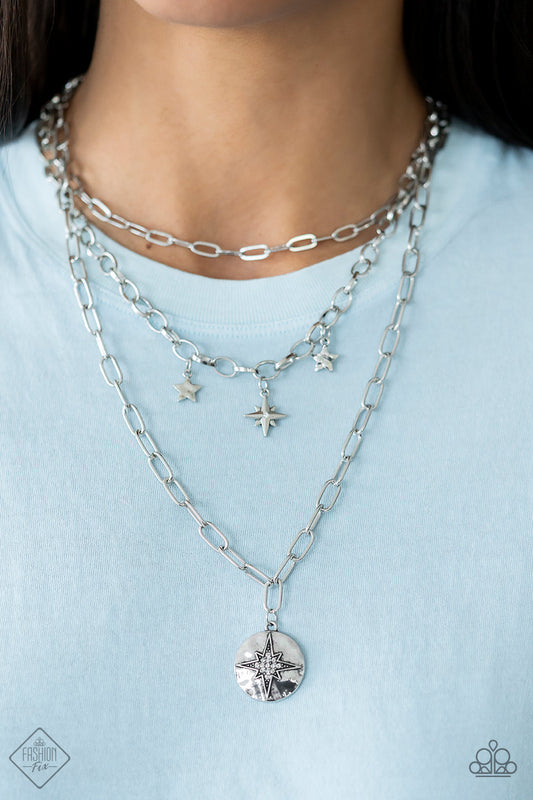 Paparazzi Accessories - Under the Northern Lights - White necklace