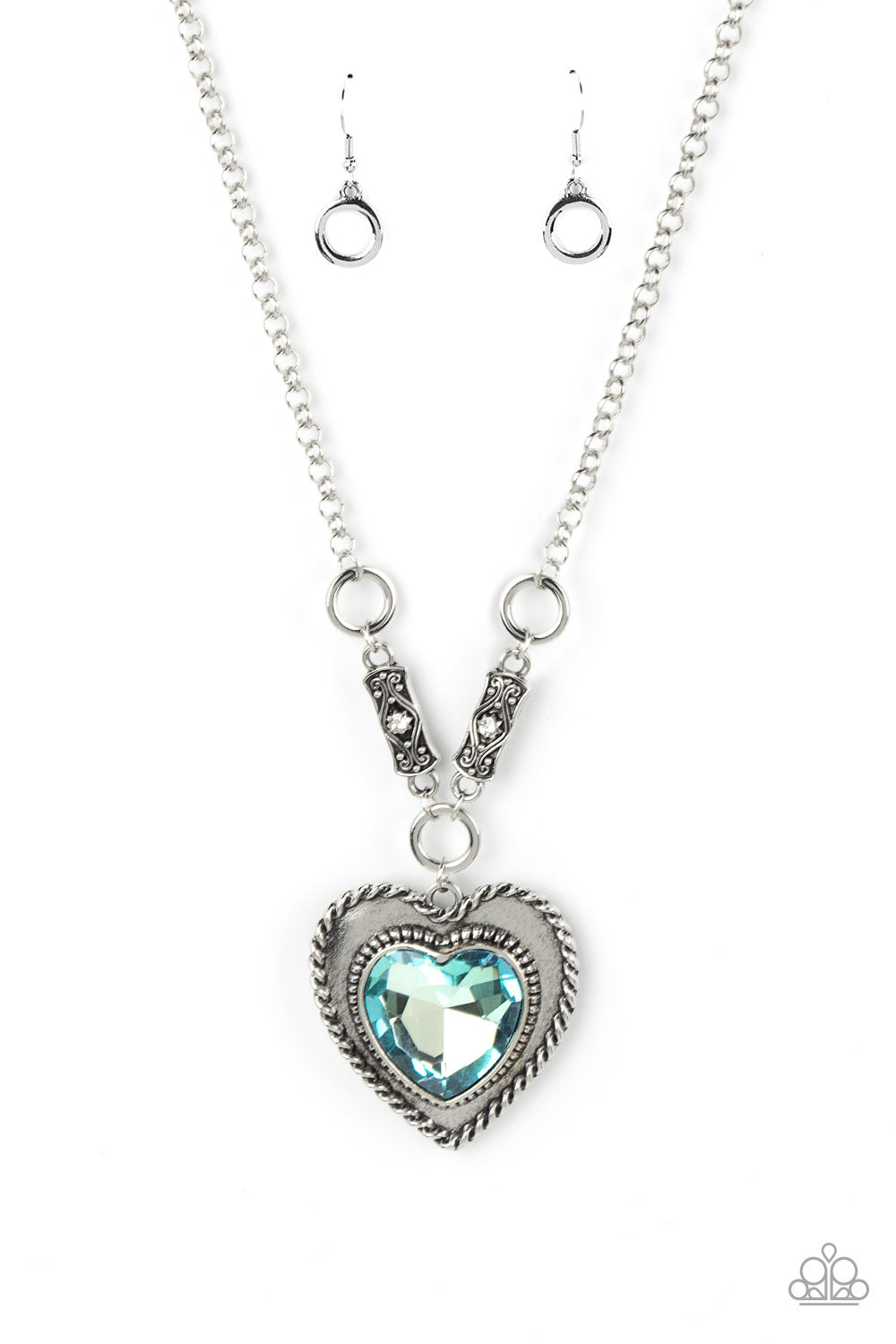 Paparazzi Accessories - Heart Full of Fabulous - Blue necklace