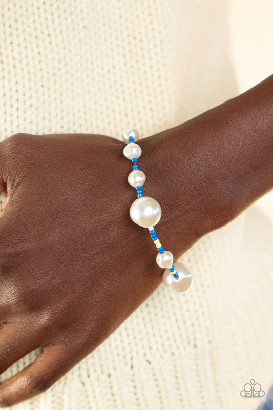 Paparazzi Accessories - Contemporary Coastline - Blue bracelet
