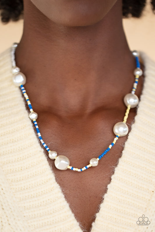 Paparazzi Accessories - Modern Marina - Blue necklace