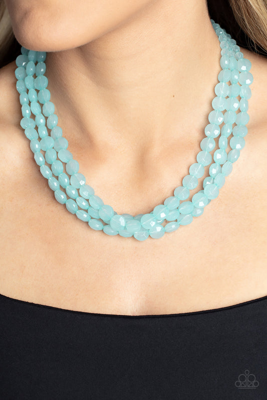 Paparazzi Accessories - Boundless Bliss - Blue necklace