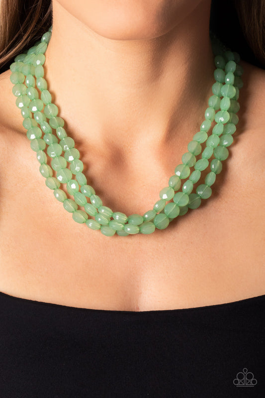 Paparazzi Accessories - Boundless Bliss - Green necklace